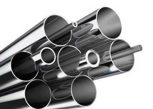 Silver Stainless Steel Pipe For Construction 