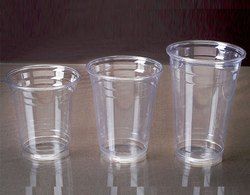 Transparent Disposable Plastic Pet Glass