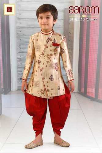 Kids Party Wear Printed Sherwani  Age Group: 1-10