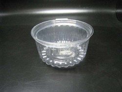 Transparent Oval Plastic Food Container