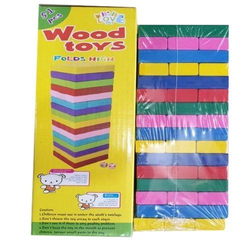 Muliti Color Wooden Blocks Toy For Kids