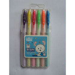 Available In Many Colors Fluorescent Pen (Set Of 6 Pens)