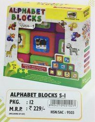 Kids Learning Alphabet Blocks S-L Age Group: Children