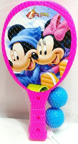 मल्टी कलर किड्स टेबल टेनिस रैकेट और बॉल