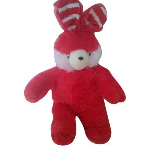 Fur Pink Stuffed Rabbit Toy