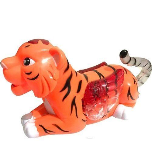 Plastic Musical Tiger Toy