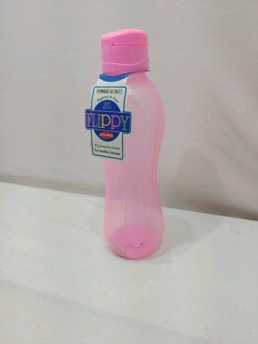 Pink Plastic Transparent Water Bottles