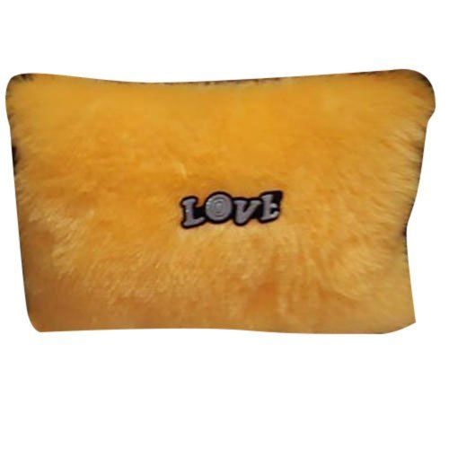 Yellow Fur Cushion 200gm