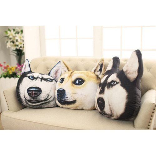 Mulit Color Animal Faces Kids Cushion