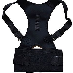 Elastic, Neoprene Posture Support Brace Warranty: Yes