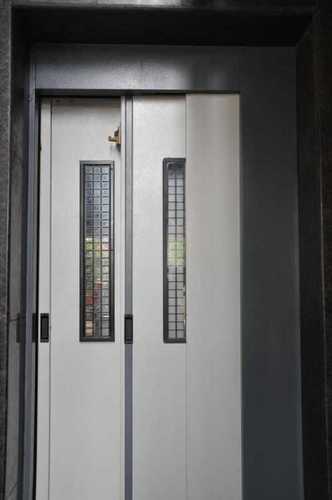 Elevator Cabin - Polished Silver Metal Rectangular Design | Stainless Steel, DC Drive Type, Plain Finish, Premium Quality