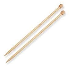 Bamboo Knitting Needles - High Quality, Smooth Finish | Durable and Easy-to-Use, Perfect for Sweaters, Scarves, and More