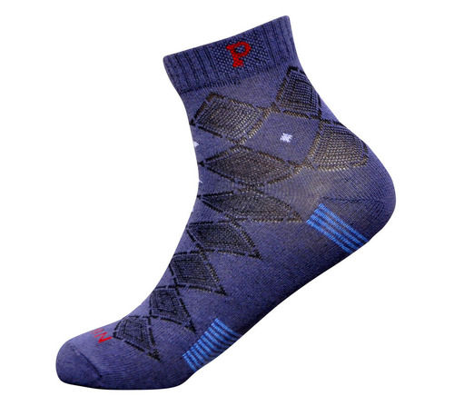 Blue Color Men Ankle Socks Age Group: Adult