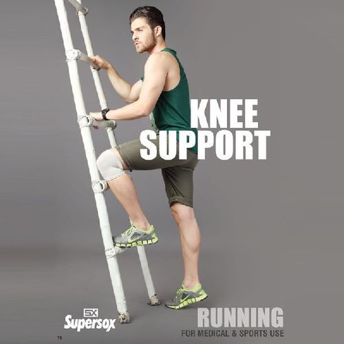 Knee Support - Rubber Material, Sizes L/M/S, Multicolor, Comfortable & Stretchable Design, Pain Relief & Sweat Resistance