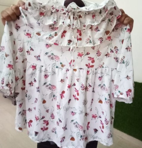 Ladies Chiffon And Georgette Top