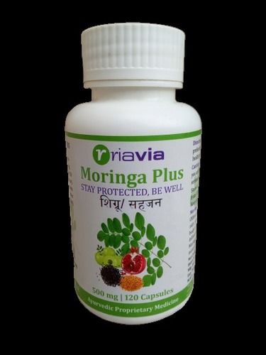 Riavia Moringa Plus Capsules Capsule Shape: Cylinder