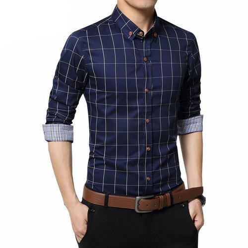 Check Pattern Full Sleeves Mens Casual Shirt Age Group: All Age Group