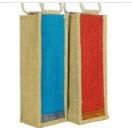 All Coloured Jute 1 Lites Bottle Cover Bag