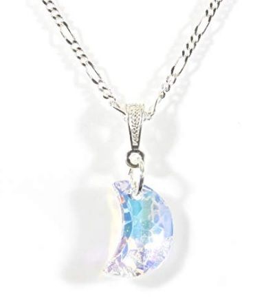 Crystal Moon Pendant