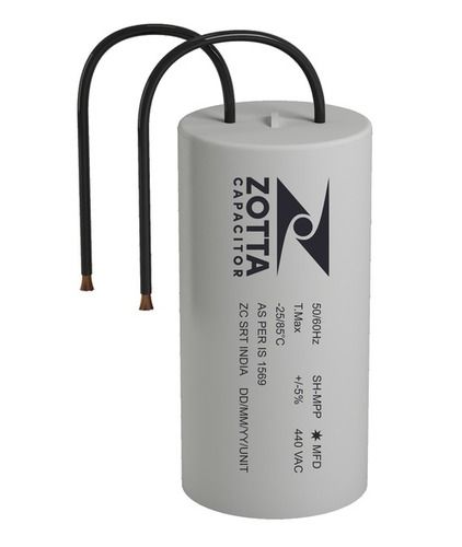 White Excellent Strength Fan Capacitor