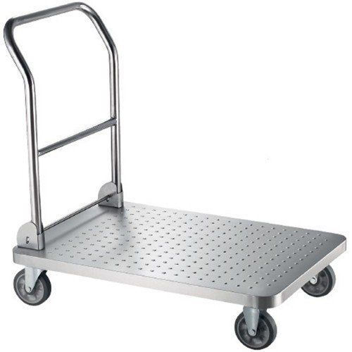 Trailer Mild Steel Silver Trolley