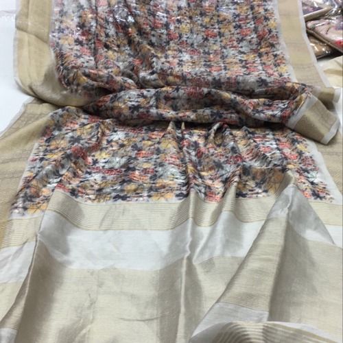 batik print cotton saree