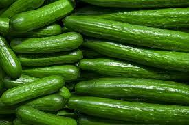 Fresh Juicy Green Cucumber