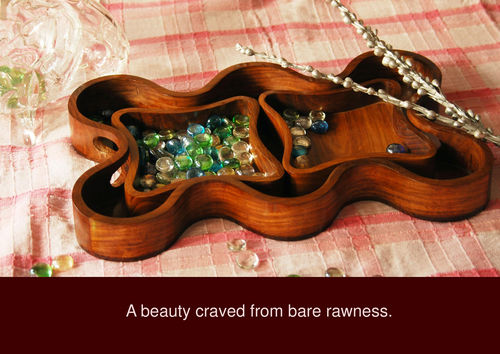 Natural Wooden Tray For Serving