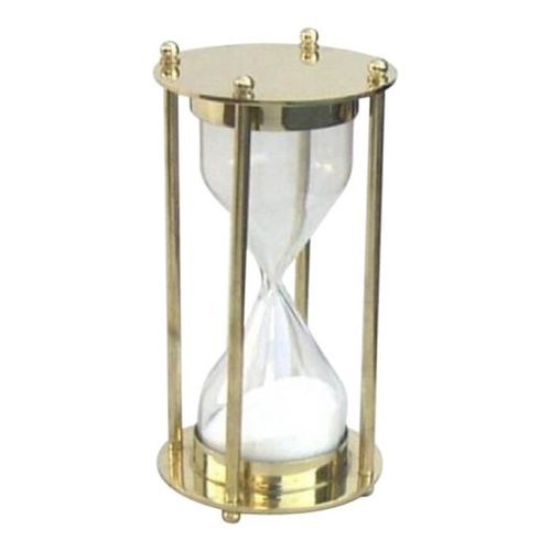 Brass Hourglass Sand Timer 5 Minute