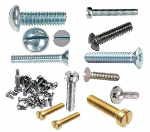 Grey Brass Multi Head Size Machine Screws 