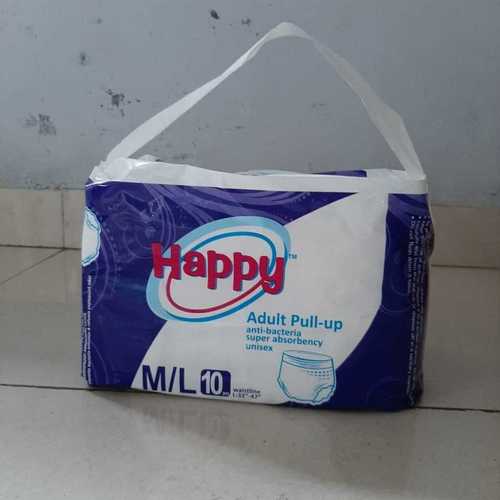 White Disposable Adult Diaper (Pull Up)