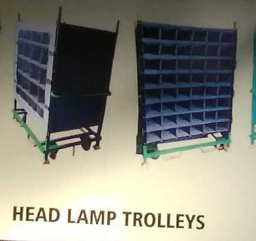 Metal Easily Cleaned Head Lamp Trolley