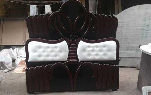 Dark Brown Hard Wooden Designer Cots 