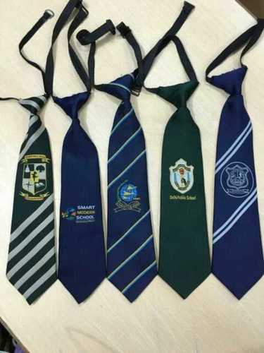 Cotton Silk Kids School Neck Tie, Packaging Type: Box