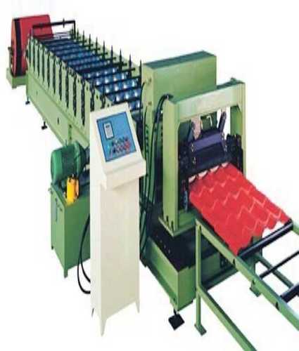 Green Arc Welding Automatic Tile Sheet Roll Forming Machine 