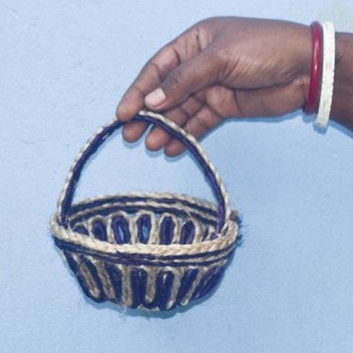 Decorative Handmade Jute Basket