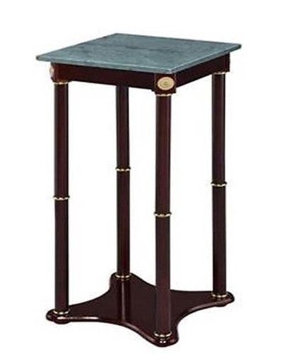 Green Marble Top Square Plant Stand