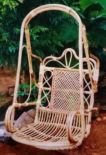 Polished Cane Swing Chairs