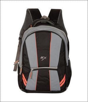 ब्लैक एंड ग्रे कॉलेज बैग
