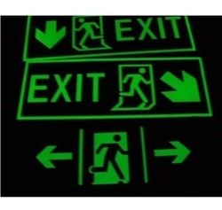 Exit Glow Signage Board