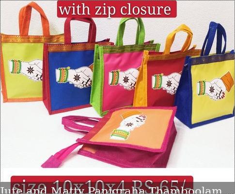 Jute bags for online thamboolam