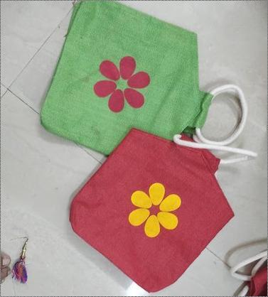 Jute Thamboolam Colorful Bag