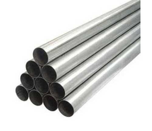 Silver Galvanized Steel Round Tube 