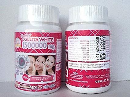 Gluta Supreme Whitening 30 Capsules 1500000 mg