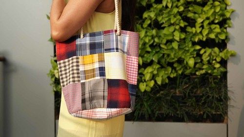 Patchwork Tote Bag 06