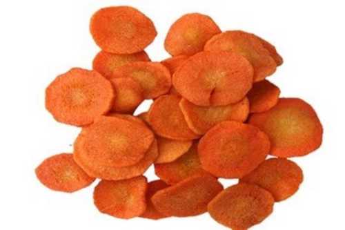 वैक्यूम फ्राइड गाजर चिप्स