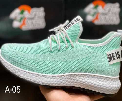 Sea Green Women Outdoor Sports Shoes 