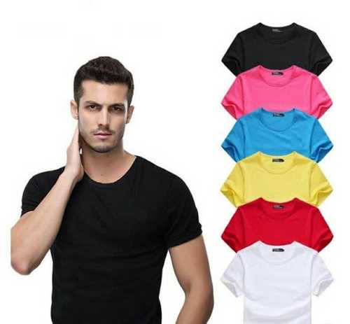 Mens Round Neck Solid Plain T Shirt Age Group: Adult