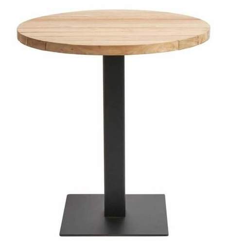  आधुनिक लकड़ी और धातु की डाइनिंग टेबल