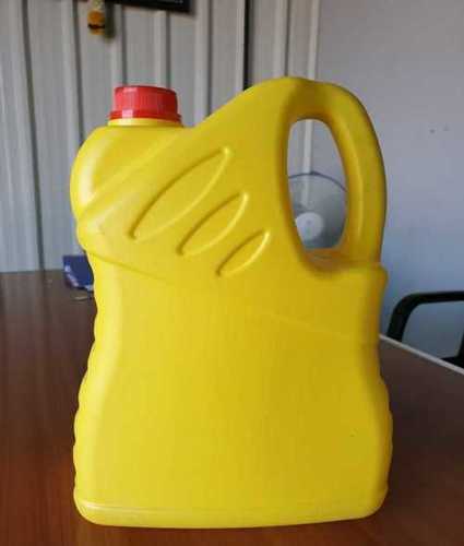 Yellow Plastic Jerry Can For Edible Oil Packaging